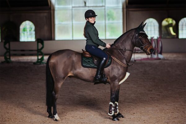 equestrian-stockholm-jump-saddle-pad-deep-olivine-pony