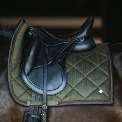 ps-of-sweden-dressage-saddle-pad-corduroy-hunter-green